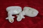 Charming Set of 2 Antique Vintage Porcelain Deer Figurines – Elegant Christmas Collectible Decorations | Timeless Ceramic Home Décor Gift - Image 6