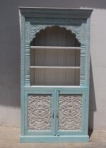 Your Home Royal Traditional Bookshelf – 7 ft Solid Wood Carved Display Cabinet & Bookrack - Image 2