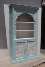 Your Home Royal Traditional Bookshelf – 7 ft Solid Wood Carved Display Cabinet & Bookrack - Image 3