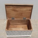 Your Home Wooden Keepsake Storage Box Handcrafted Carved Design 2 ft Memory Organization - Image 5