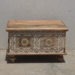 Your Home Wooden Keepsake Storage Box Handcrafted Carved Design 2 ft Memory Organization - Image 2