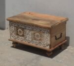 Your Home Wooden Keepsake Storage Box Handcrafted Carved Design 2 ft Memory Organization - Image 4
