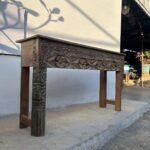 Wooden Traditional Console Table - A Magnificent Entryway Table - Image 2