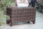 Antique Rajasthani Majus Dowry Chest Cabinet, Early 20th Century - Image 3