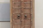 Whitewashed Old Door Wooden Cabinet – Handcrafted Reclaimed Wood Storage - Image 5
