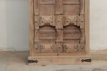 Whitewashed Old Door Wooden Cabinet – Handcrafted Reclaimed Wood Storage - Image 6