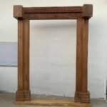 Large Vintage Wooden Mirror Frame - Antique Door Frame