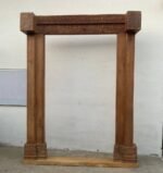 Large Vintage Wooden Mirror Frame - Antique Door Frame