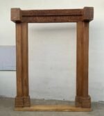 Large Vintage Wooden Mirror Frame - Antique Door Frame - Image 3