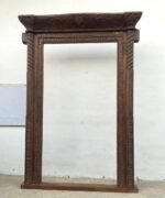 Large Vintage Wooden Mirror Frame - Antique Door Frame - Image 3