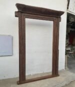 Large Vintage Wooden Mirror Frame - Antique Door Frame - Image 5