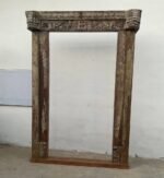 Large Vintage Wooden Mirror Frame - Antique Door Frame - Image 2
