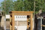 Wooden Bar Counter - Handcrafted Vintage Bar Cabinet - Image 4