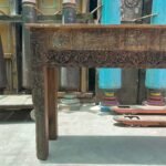 Exquisite Antique Reclaimed Wood Console Table | A Magnificent Handcrafted Statement - Image 4