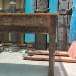 Exquisite Antique Reclaimed Wood Console Table | A Magnificent Handcrafted Statement - Image 5