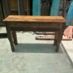 Exquisite Antique Reclaimed Wood Console Table | A Magnificent Handcrafted Statement - Image 6