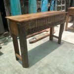 Exquisite Antique Reclaimed Wood Console Table | A Magnificent Handcrafted Statement - Image 7