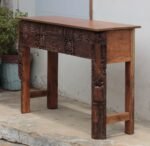 Exquisite Antique Reclaimed Wood Console Table | A Magnificent Handcrafted Statement - Image 3