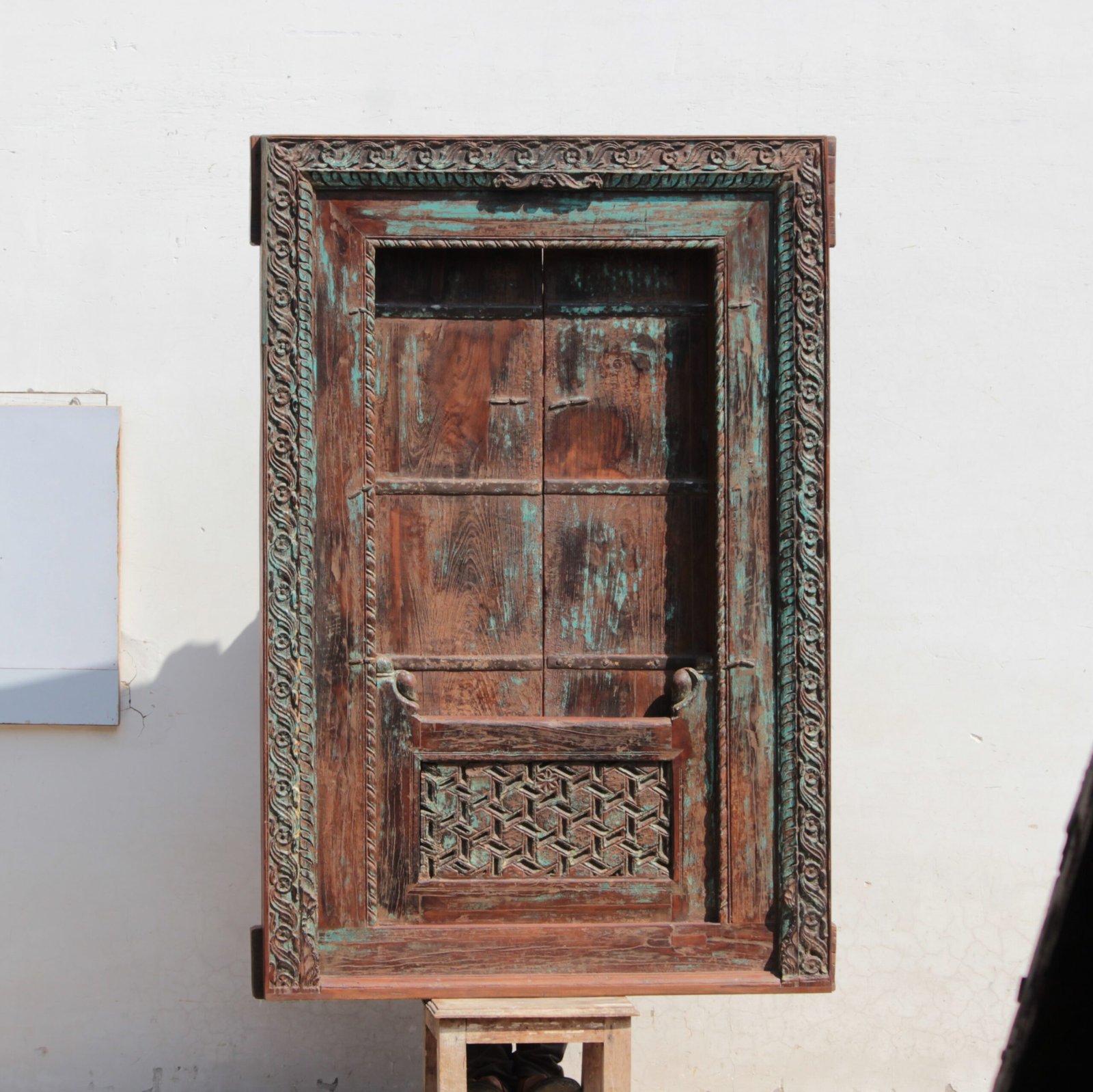 T-415 (1) Antique Wooden Large Window - Your Home Furniture Store - Image 1