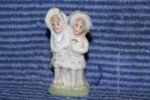 Rare Vintage Porcelain Girl Sister Pair Figurines | Beautiful Collectible Toy | Timeless Christmas Gift Decor - Image 2