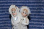 Rare Vintage Porcelain Girl Sister Pair Figurines | Beautiful Collectible Toy | Timeless Christmas Gift Decor - Image 3