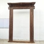 Large Vintage Wooden Mirror Frame - Antique Door Frame