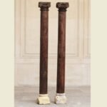 Premium 9.8 Feet Long Solid Teak Wood Pillar – Handcrafted, Durable & Timeless Architectural Column