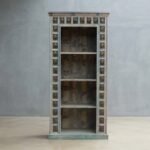 Wooden Reclaimed Bookshelf – Livingroom Display Cabinet