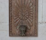 Vintage Hand-Carved Wooden Wall Hanging Candle Holder Panel - Image 3