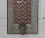Vintage Hand-Carved Wooden Wall Hanging Candle Holder Panel - Image 2