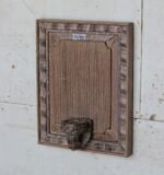 Magnificent  Wall Hanging Candle Holder Panel - 19" Vintage Hand-Carved Wooden Shelf - Image 5