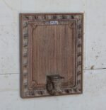 Magnificent  Wall Hanging Candle Holder Panel - 19" Vintage Hand-Carved Wooden Shelf - Image 4