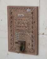 Magnificent Hand-Carved Rustic Wooden Candle Sconce - 2 ft Eclectic Wall Art Decor - Image 4
