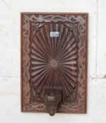 Magnificent Hand-Carved Rustic Wooden Candle Sconce - 20 Inch Eclectic Wall Art Decor - Image 2