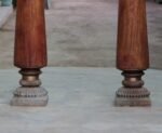 Magnificent Ornate Pair Of Antique Indian Pillars With Stone Base - Image 9