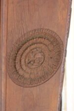 Magnificent Antique Harmya Wooden Pillars Set of 2 - Image 6