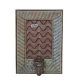 Vintage Hand-Carved Wooden Wall Hanging Candle Holder Panel