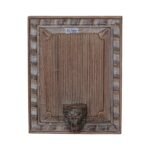 Magnificent  Wall Hanging Candle Holder Panel - 19" Vintage Hand-Carved Wooden Shelf