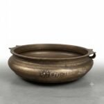 A large brass Vessel/Urli, India, 19th century