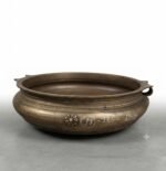 A large brass Vessel/Urli, India, 19th century