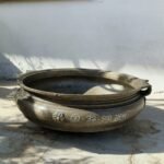 Authentic Vintage Indian Brass Cooking Pot Urli - Image 2