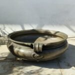 Authentic Vintage Indian Brass Cooking Pot Urli - Image 4