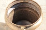 Stunning Vintage Brass Vessel — 17 Inch Hand-Hammered, Beautifully Aged Decorative Planter Vase - Image 2
