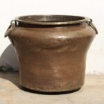 Vintage Brass Vessel — Hand Hammered & Aged Planter vase - Image 6