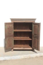 Your Home Vintage Hand-Carved Wooden Storage Cabinet - Image 3