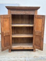 Your Home Vintage Hand-Carved Wooden Storage Cabinet - Image 3