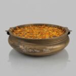 25” Antique Brass Urli – A Luxurious Touch of Timeless Tradition