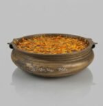 25” Antique Brass Urli – A Luxurious Touch of Timeless Tradition