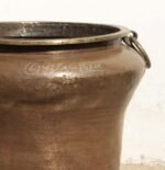 Vintage Brass Vessel — Hand Hammered & Aged Planter vase - Image 4