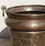 Stunning Vintage Brass Vessel — 23-Inch Hand-Hammered, Beautifully Aged Decorative Planter Vase - Image 5